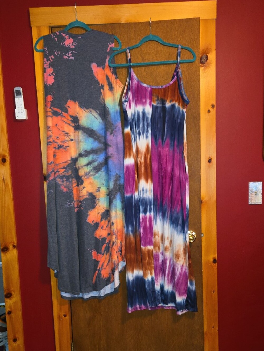 Tie-Dye Maxi Dresses - Multicolor - Picture 2 of 6